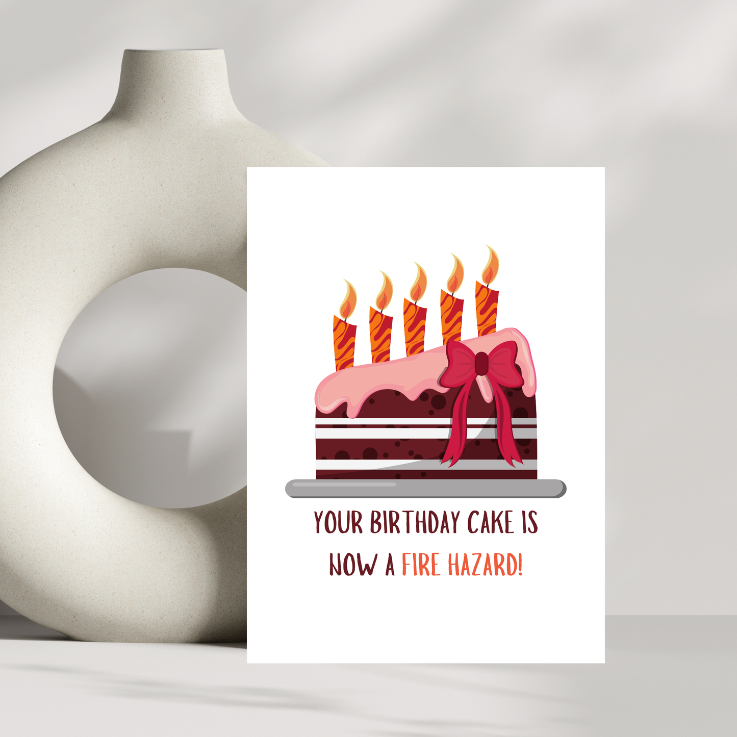 Your birthday cake is now a fire hazard!