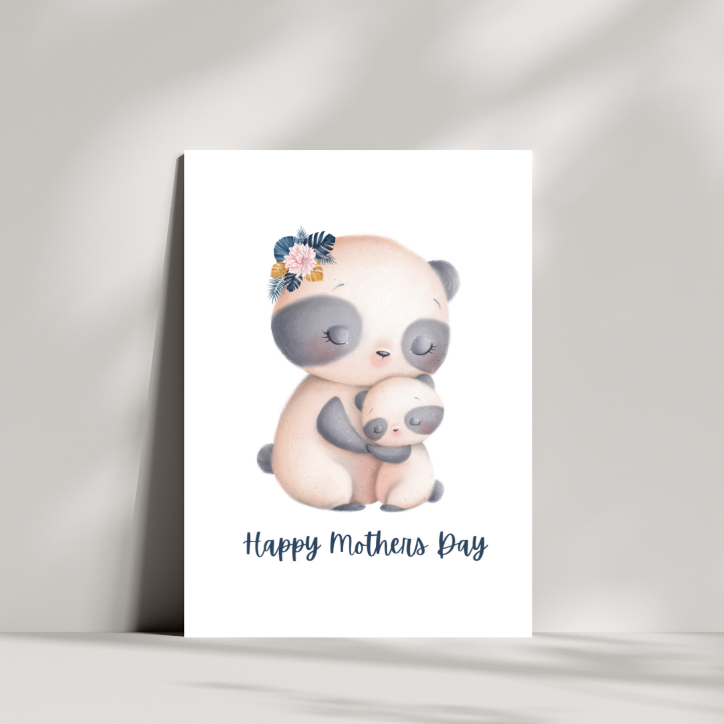 Mummy Panda cuddles