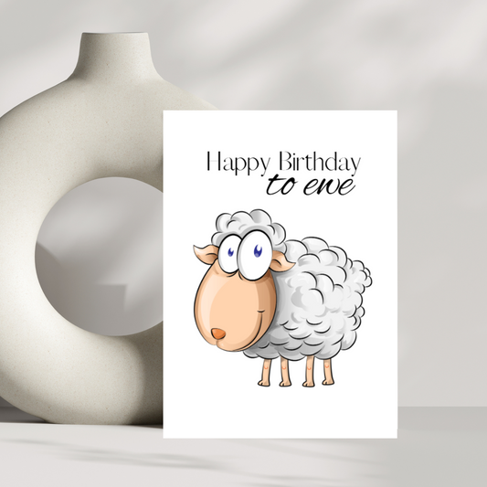Happy Birthday to ewe
