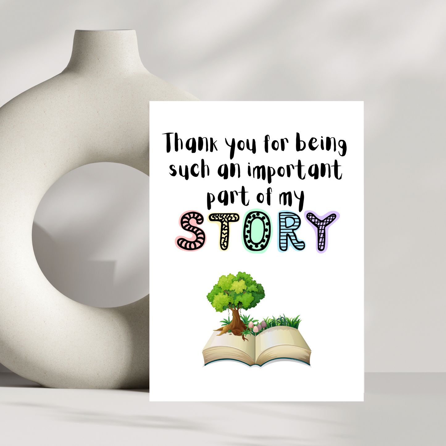 Thank you for being such an important part of my story