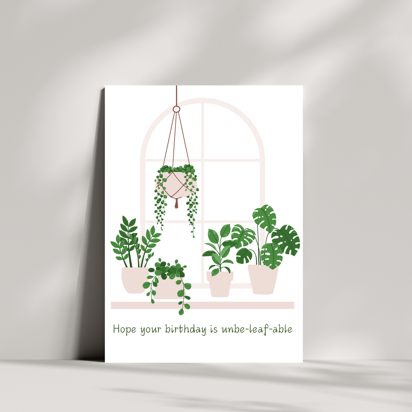 Hope your birthday is unbe-leaf-able