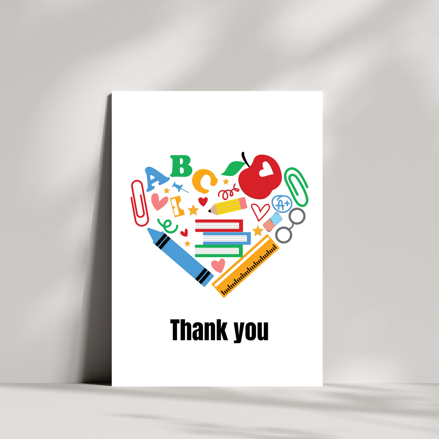 Stationery love heart