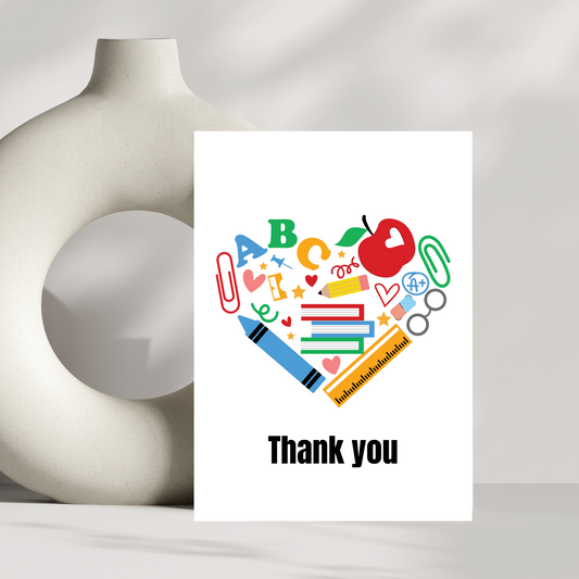 Stationery love heart