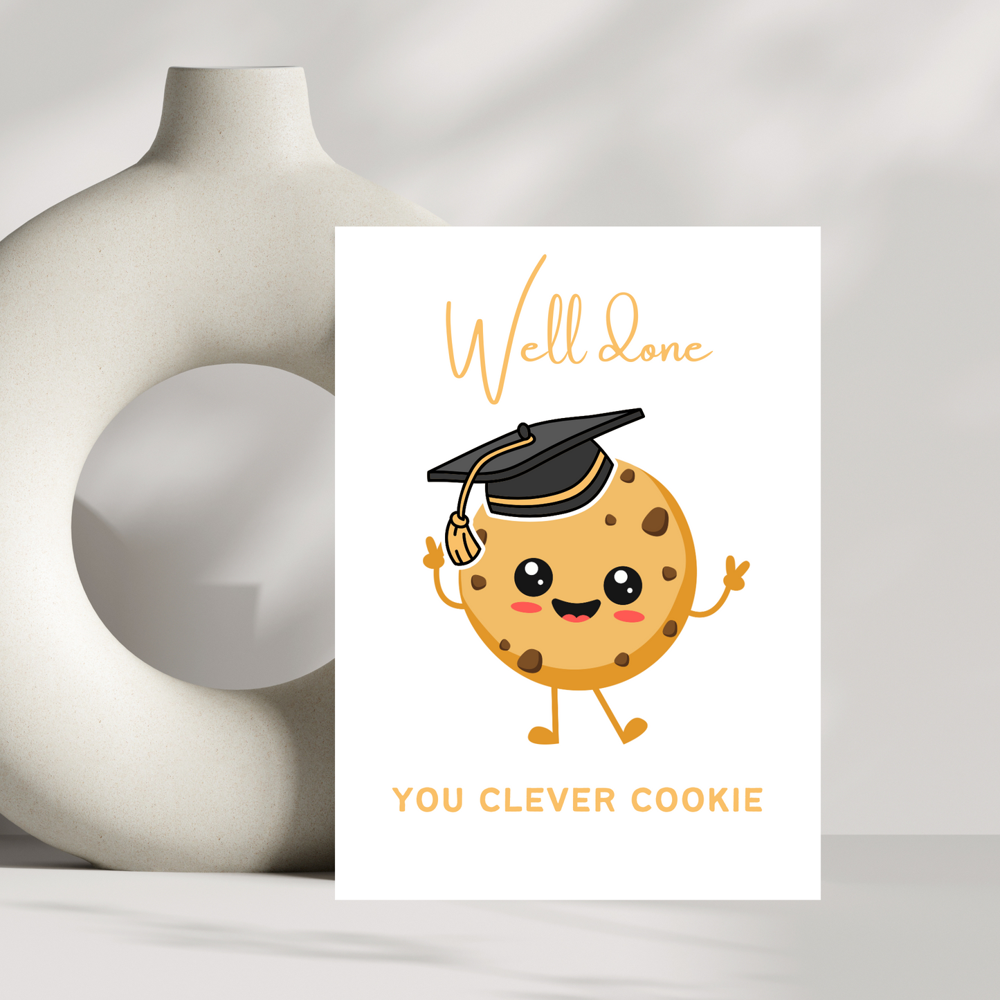 Well done you clever cookie card