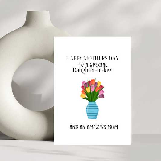 Happy mothers day to a special daughter in law