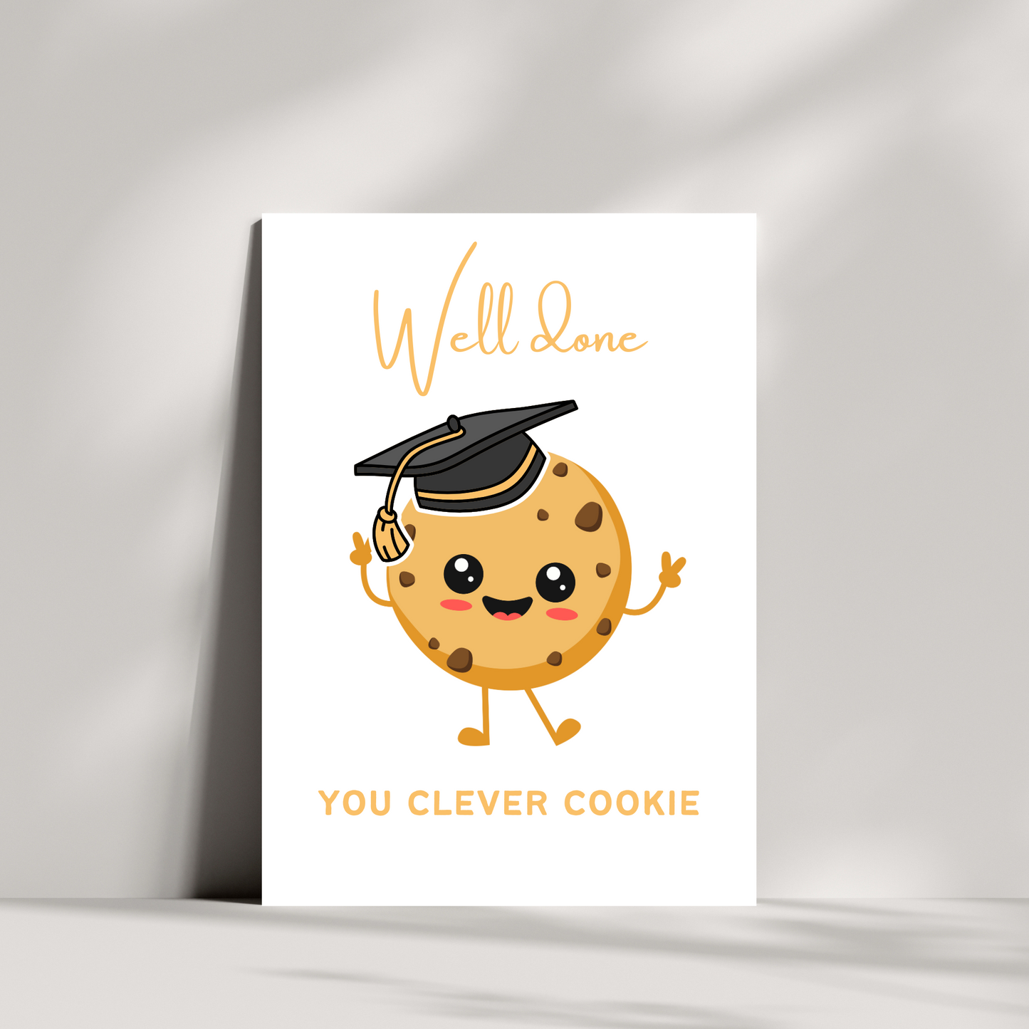 Well done you clever cookie card