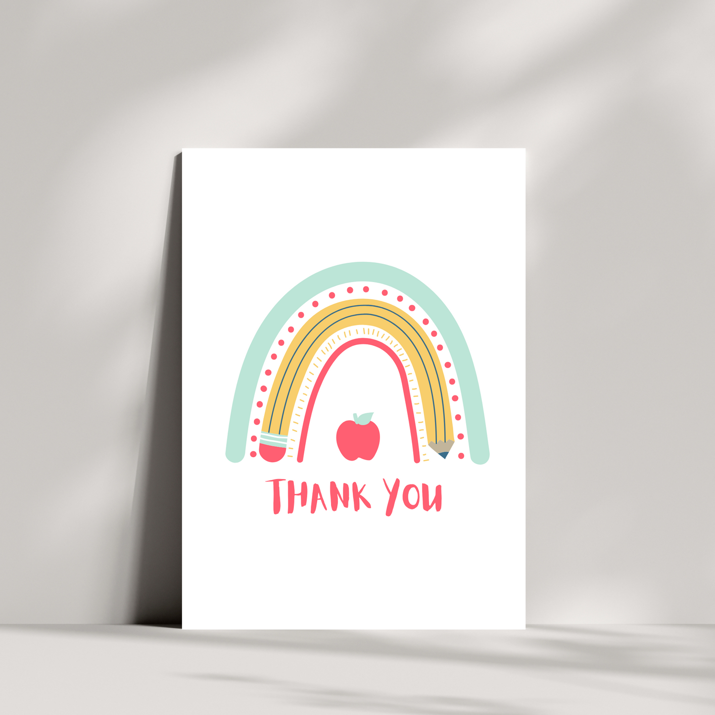 Thank you teacher - Rainbow