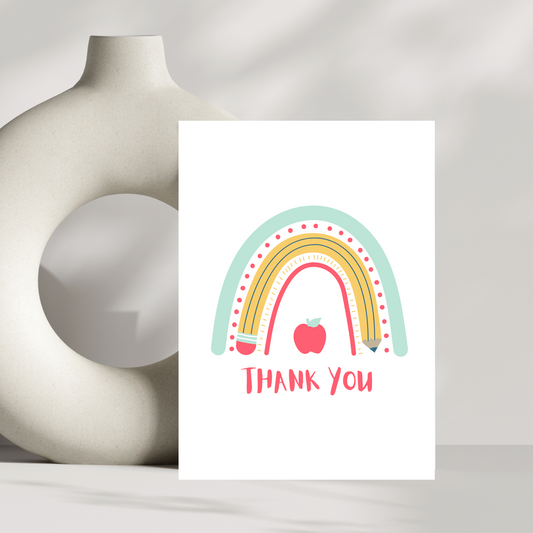 Thank you teacher - Rainbow