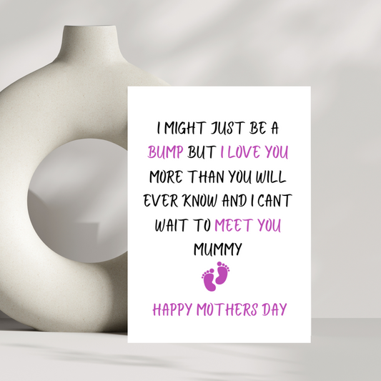 I might just be a bump but i love you more than you will ever know