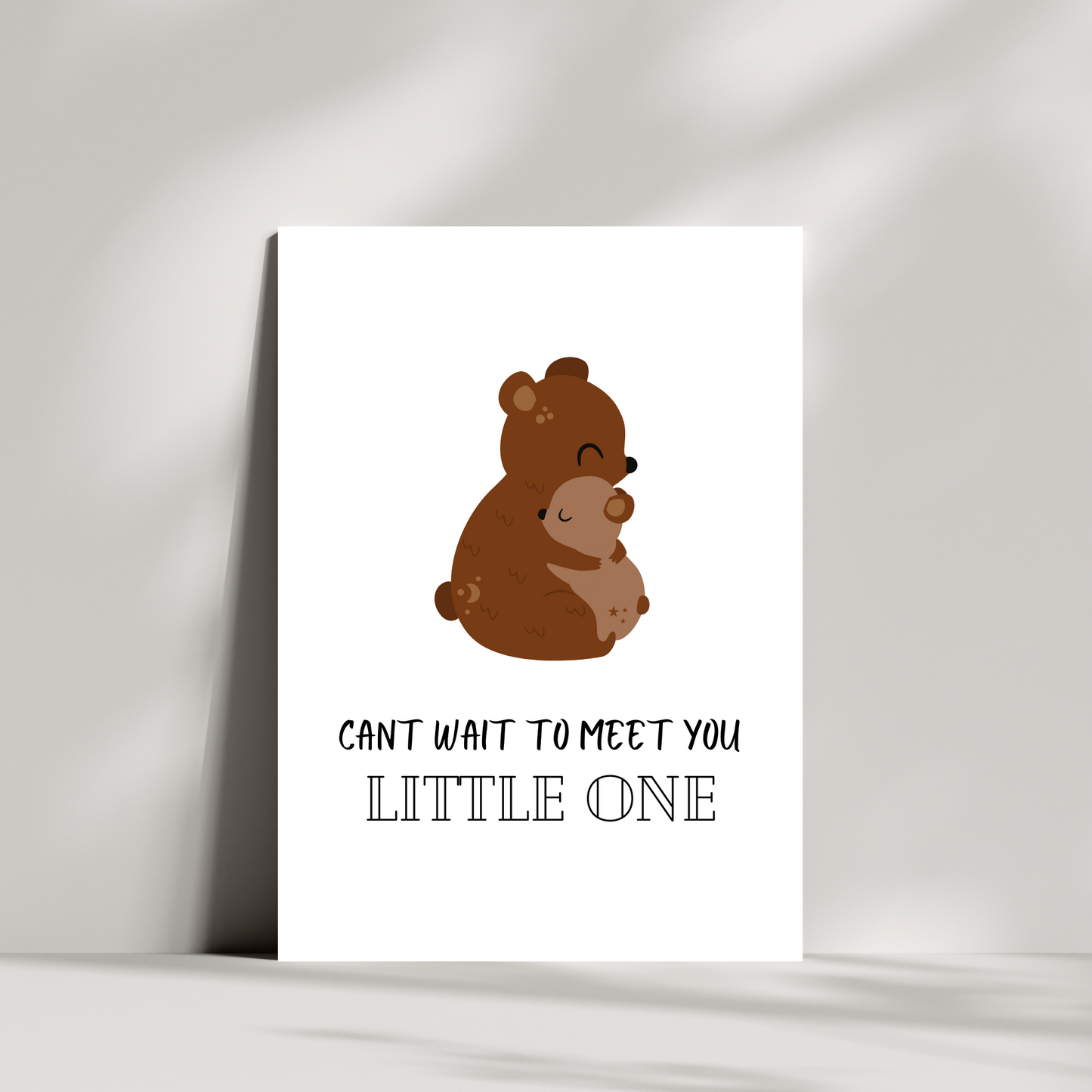 Cant wait to meet you little one - Bear