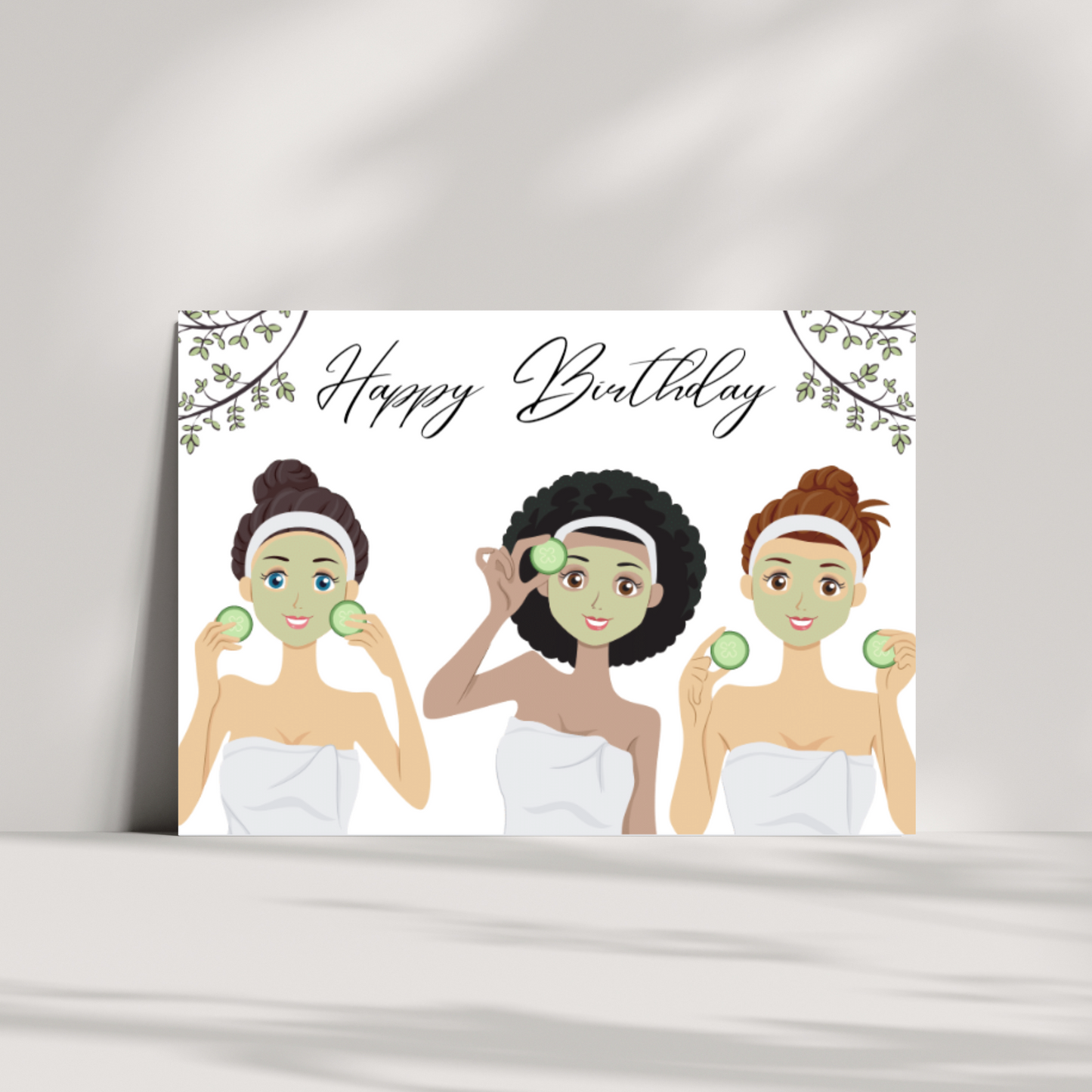 Spa and cucumber masks