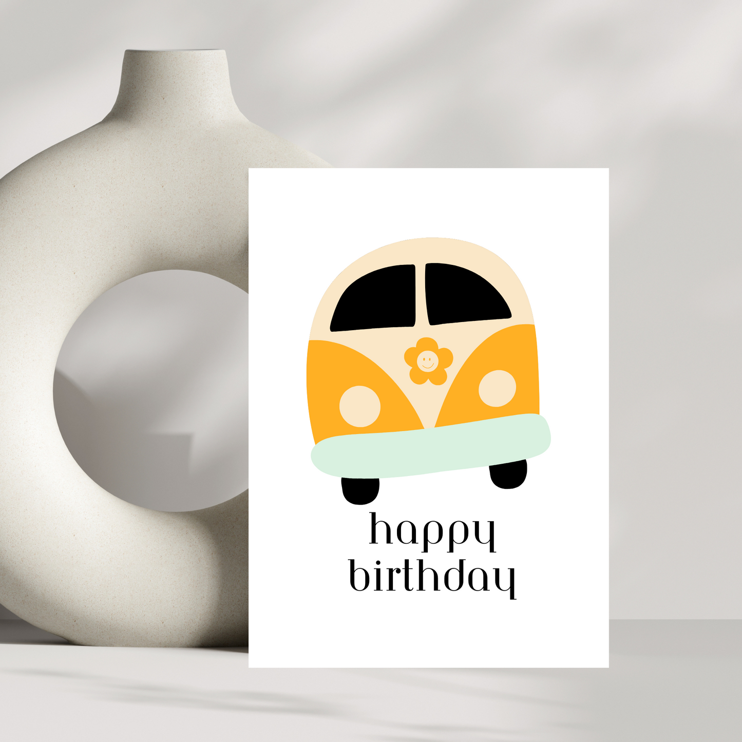 Camper Van Birthday Card