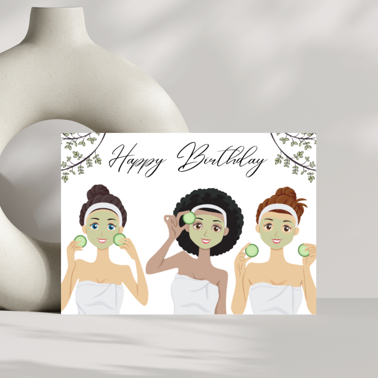Spa and cucumber masks