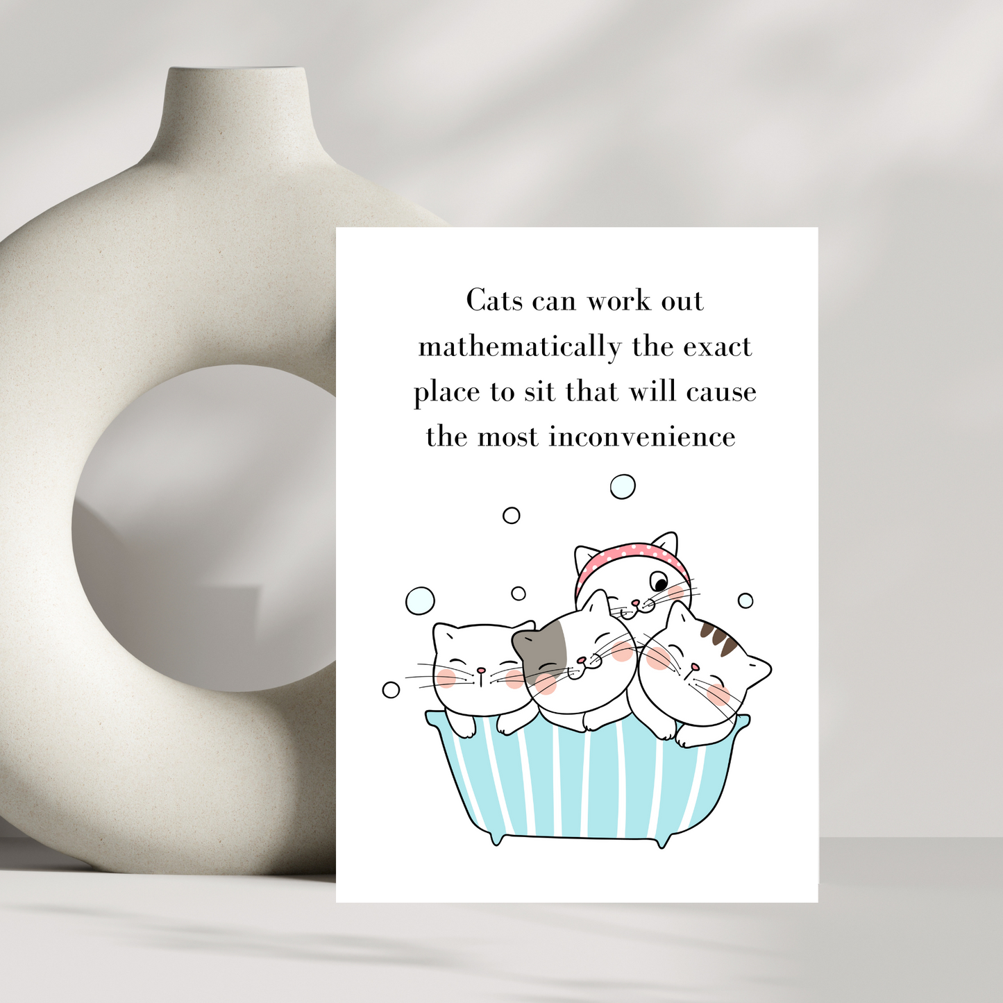 Cats can work out mathematically - Bath version