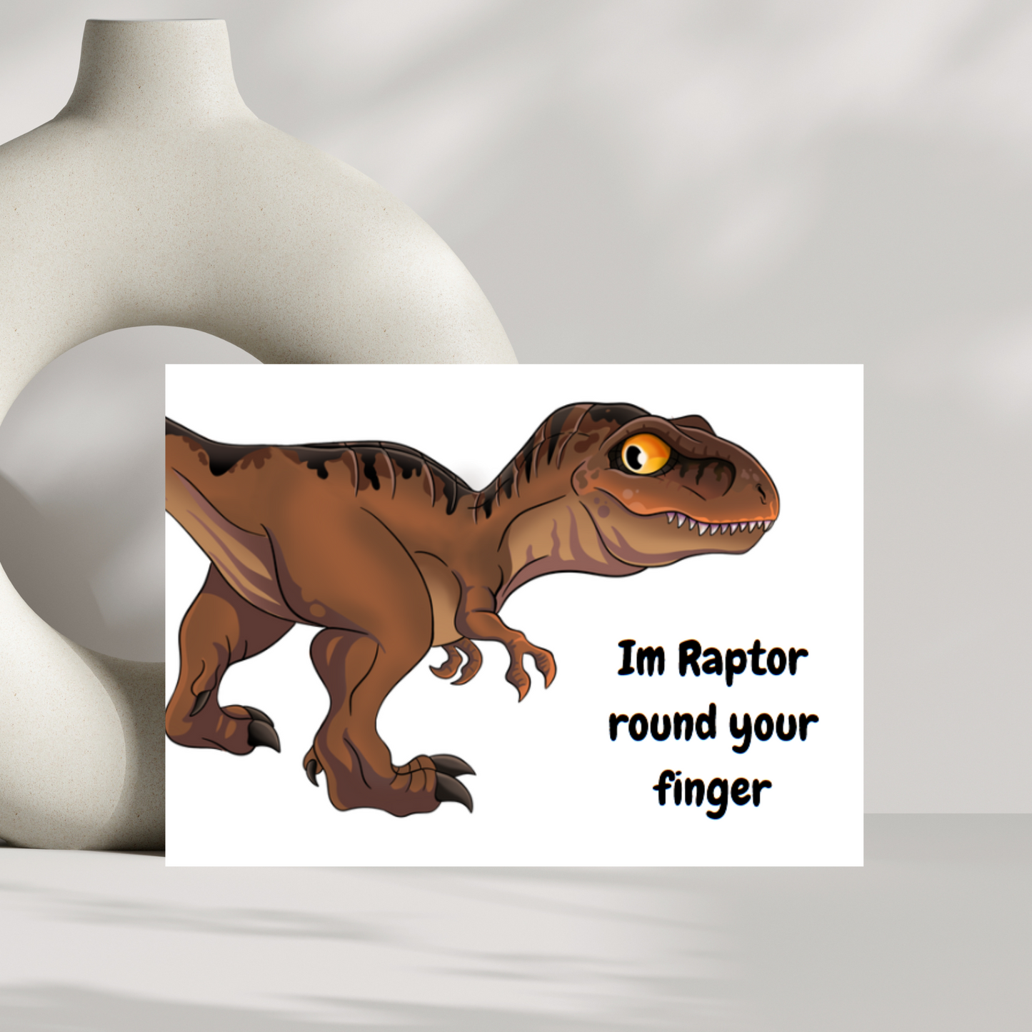 I'm raptor round your finger