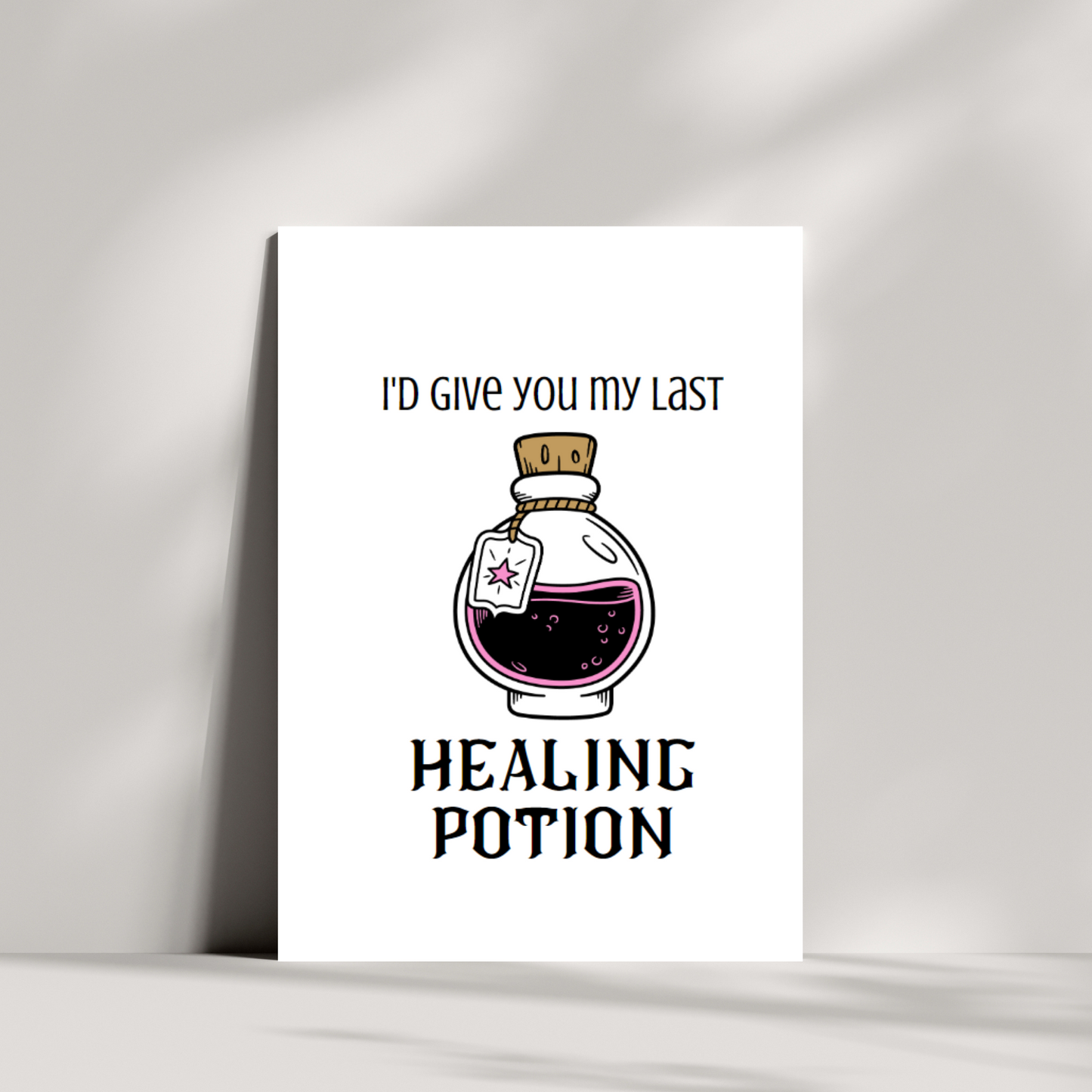 Ide give you my last healing potion