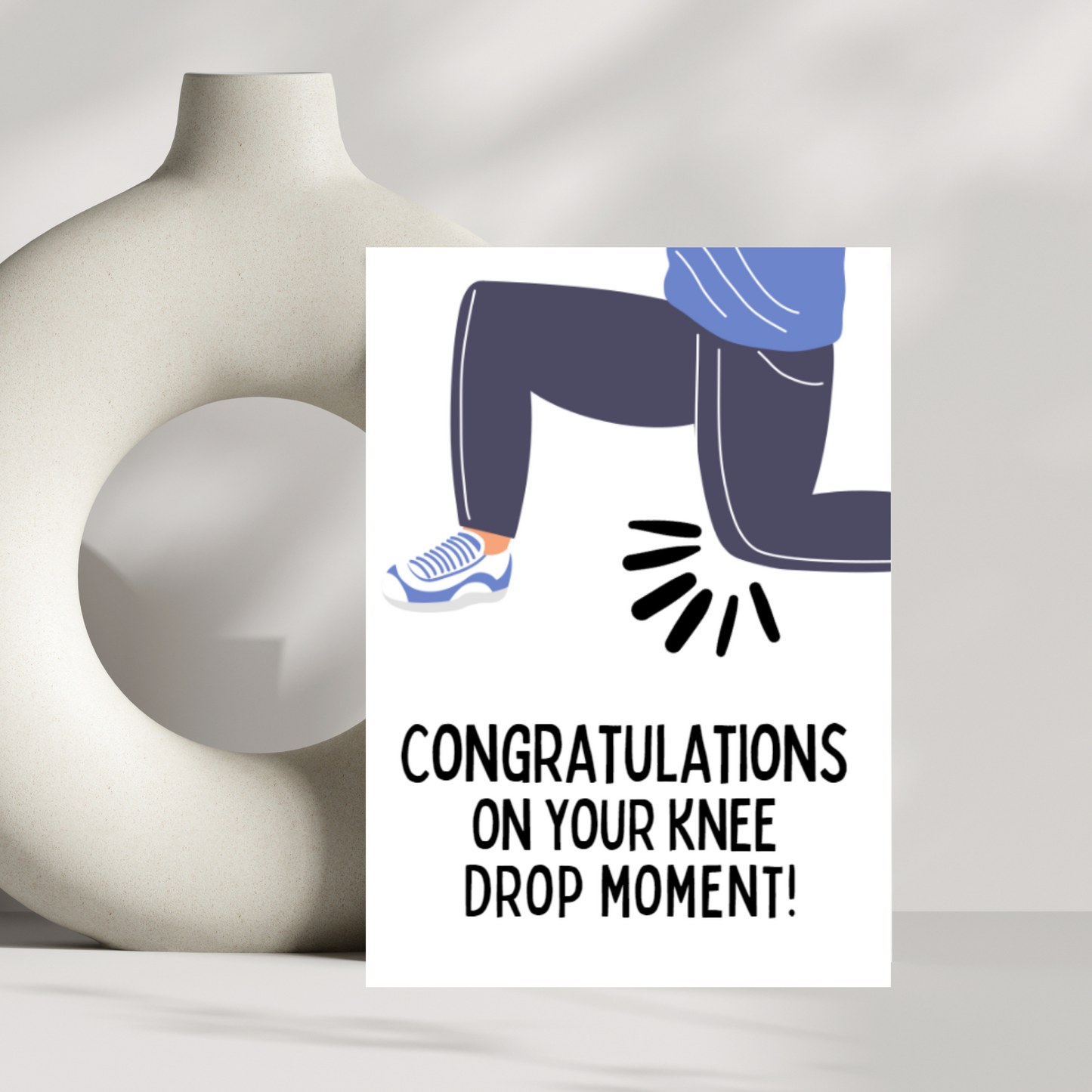 Congratulations on your knee drop moment