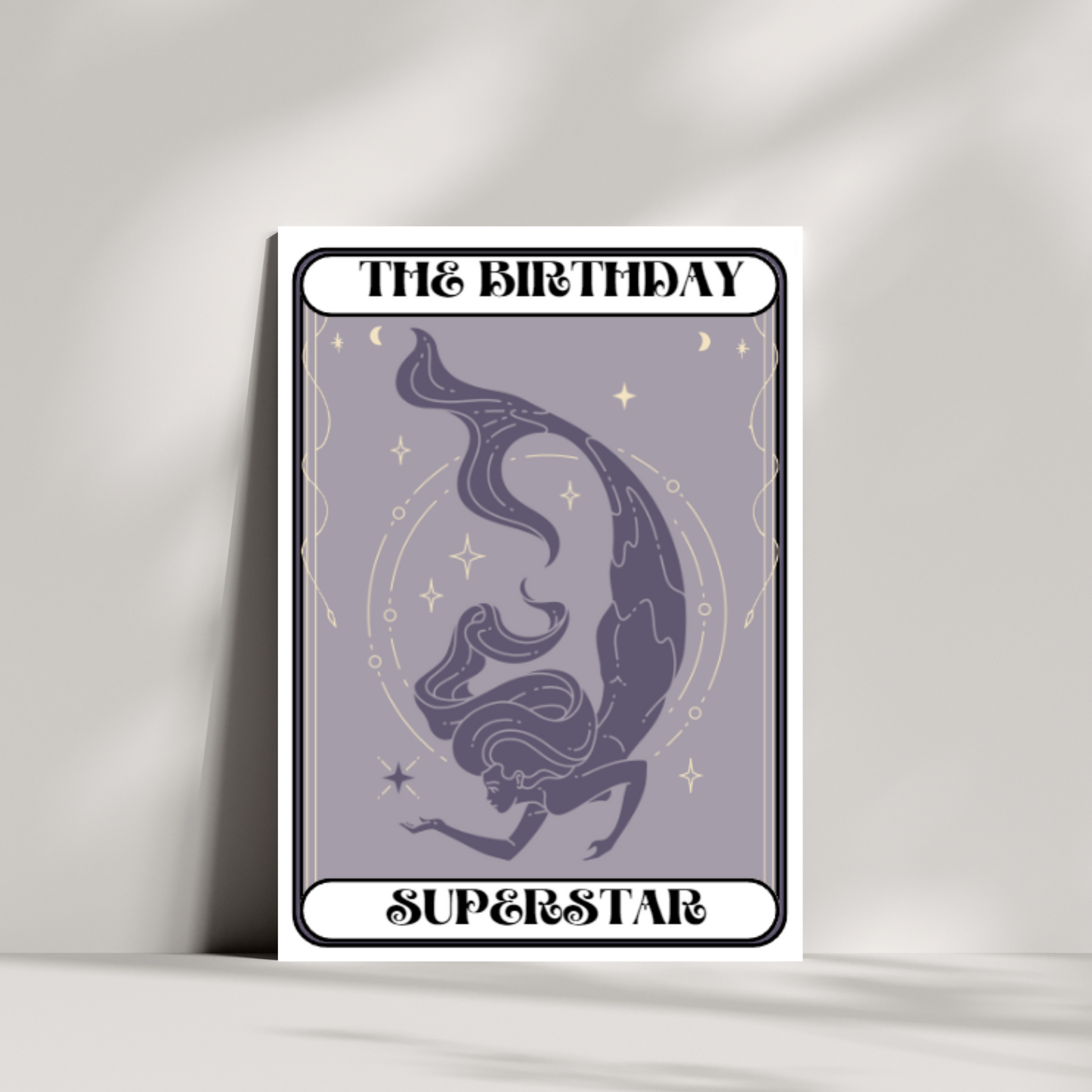 Mermaid tarot card