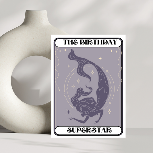 Mermaid tarot card