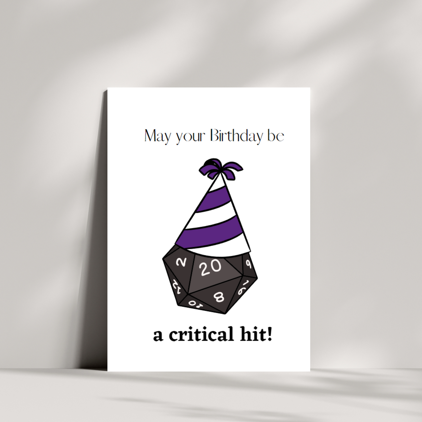 May your birthday be a critical hit