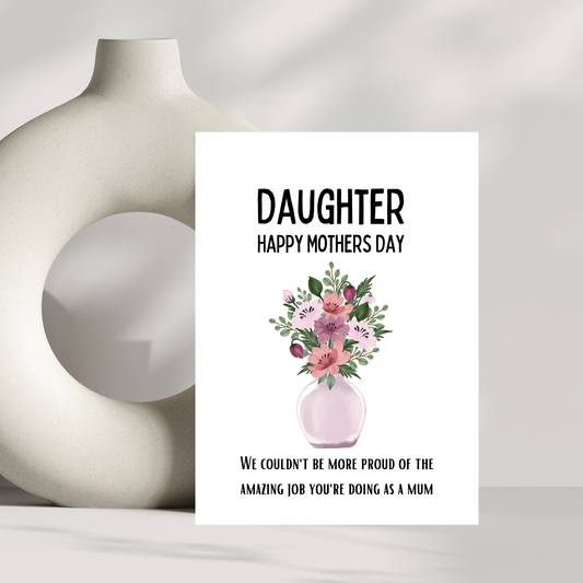 Daughter happy mothers day