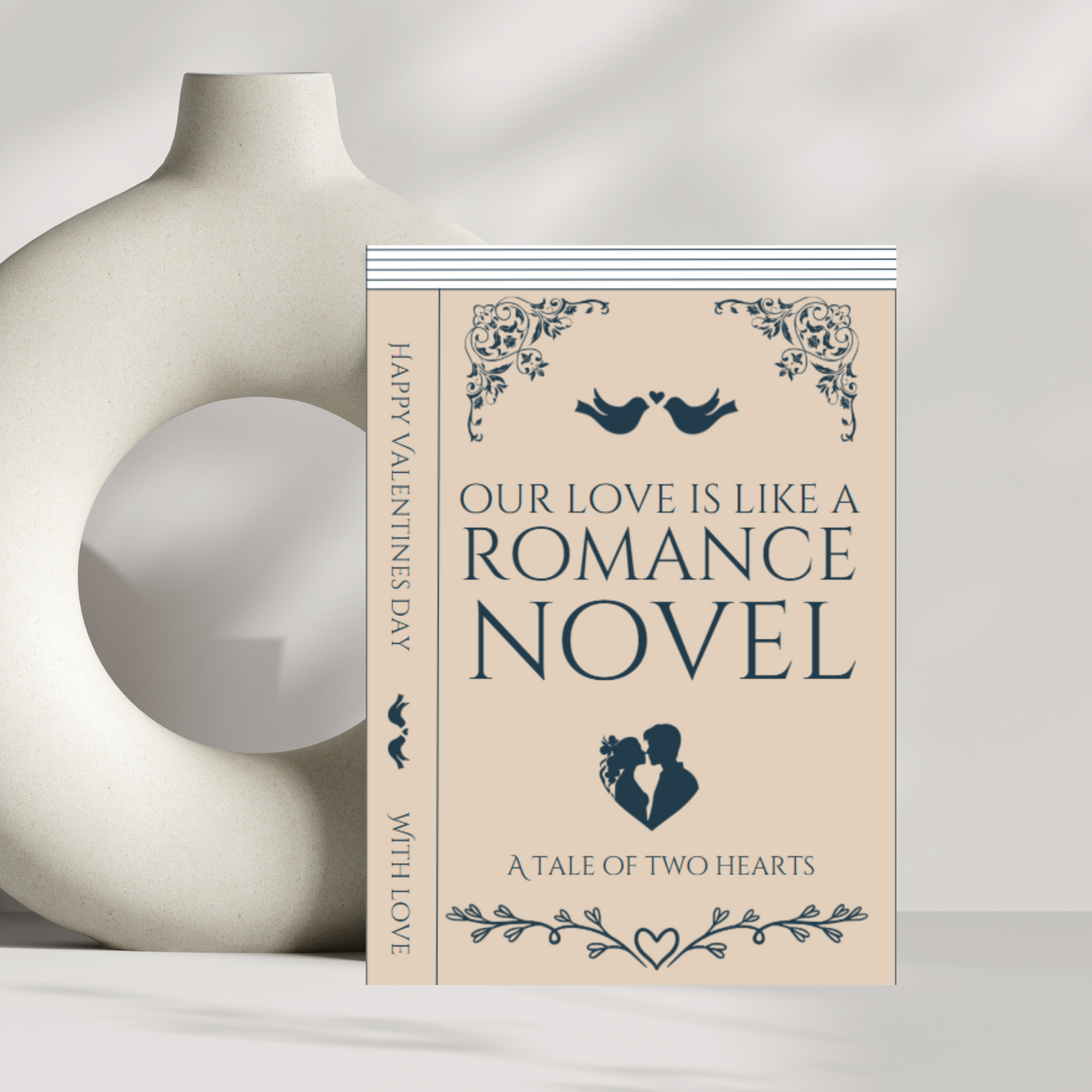 Our love is like a romance novel book