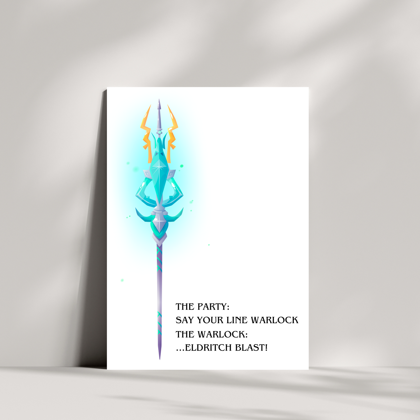 Say your line Warlock