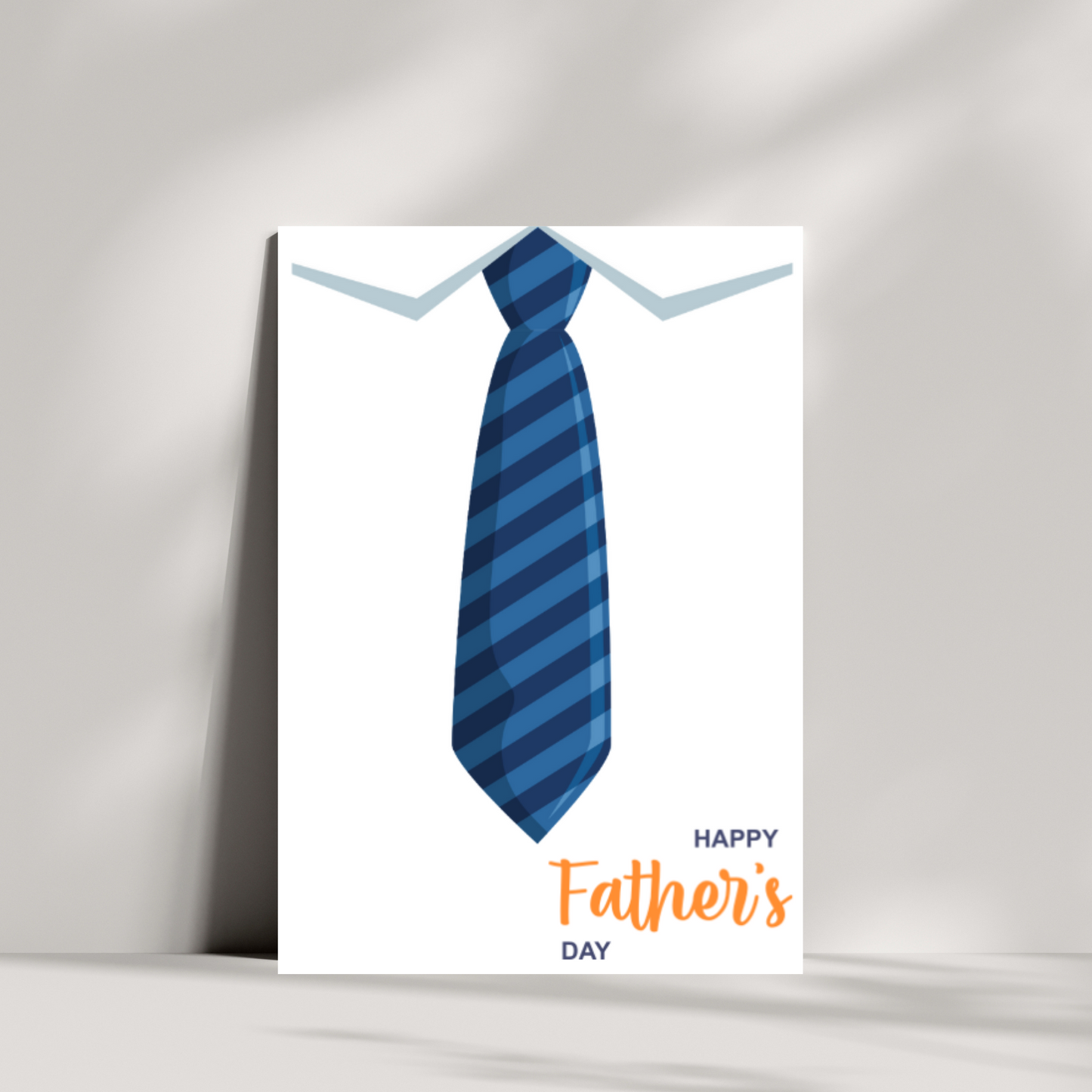 Shirt & tie fathers day card