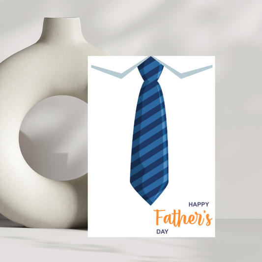 Shirt & tie fathers day card