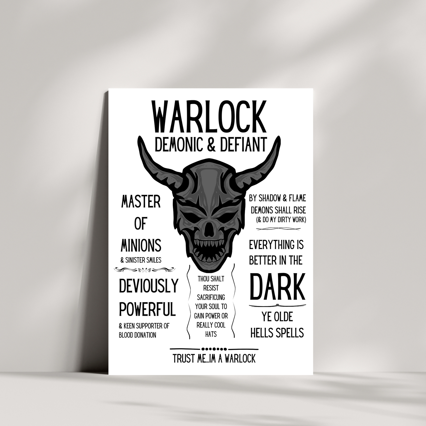 Warlock: Demonic and Defiant