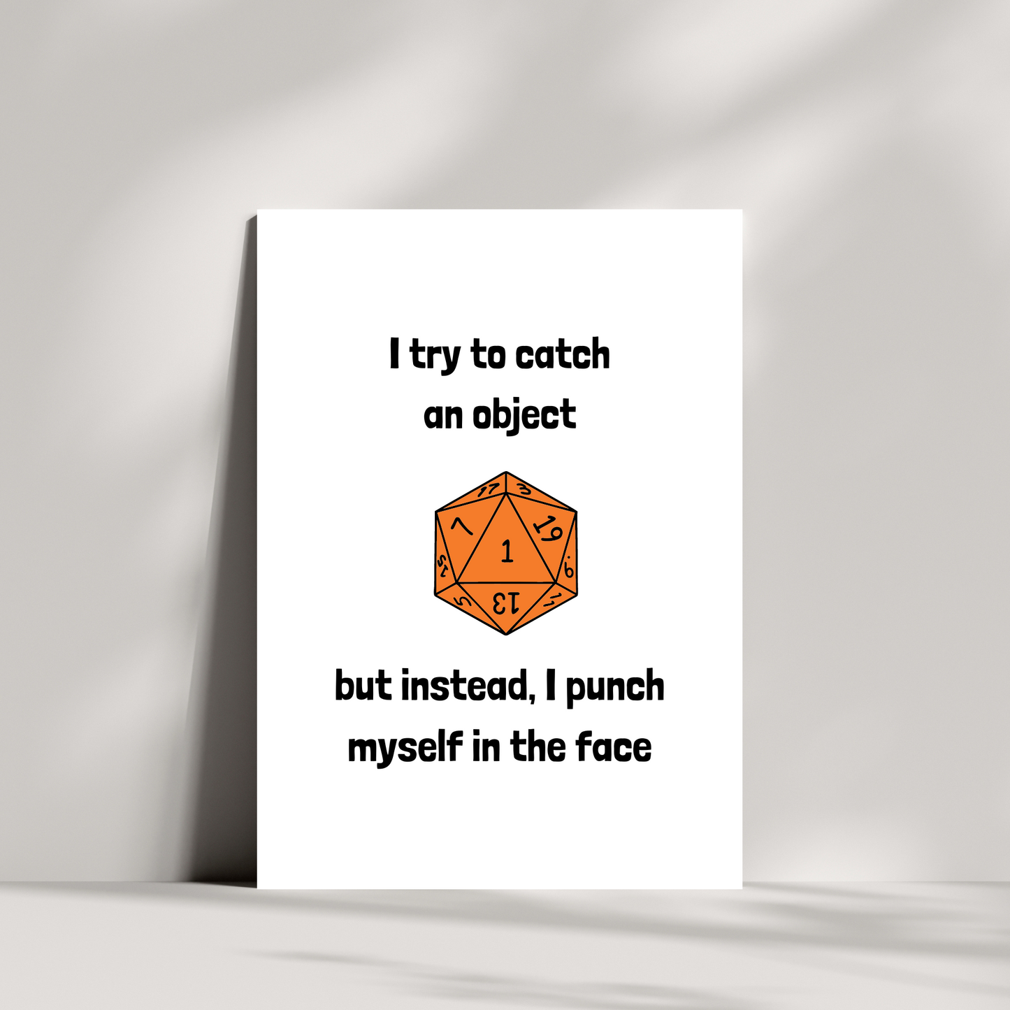 I try to catch an object