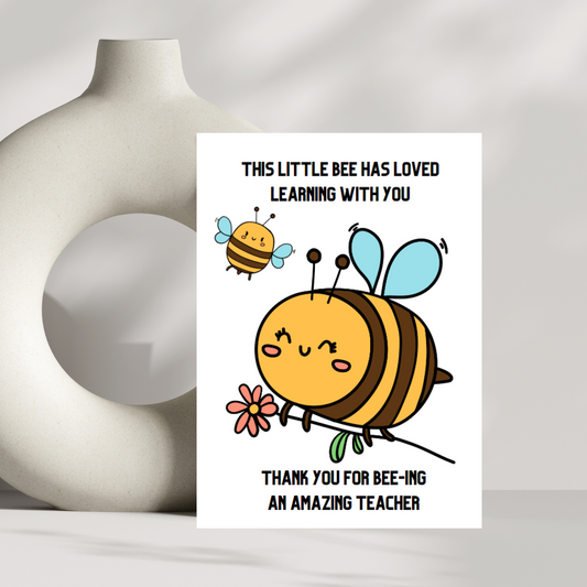 This little bee has loved learning with you