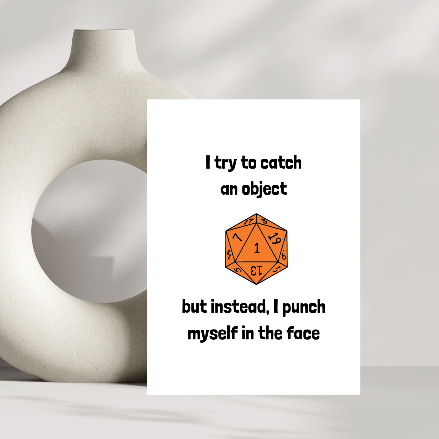 I try to catch an object