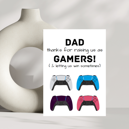Dad, thanks for raising us as gamers!