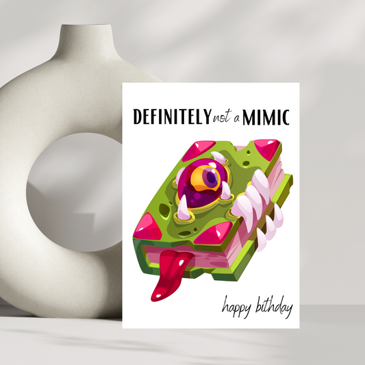 Definitely not a mimic
