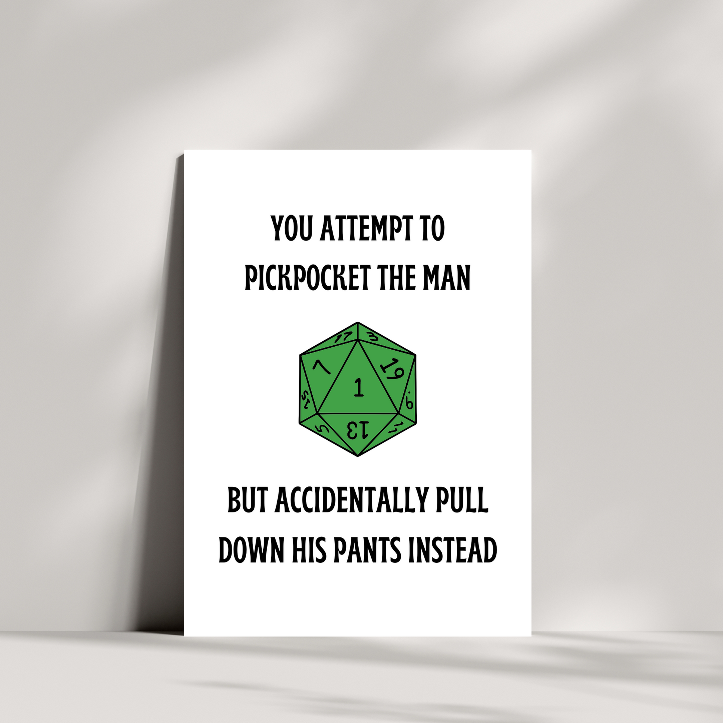 You attempt to pickpocket