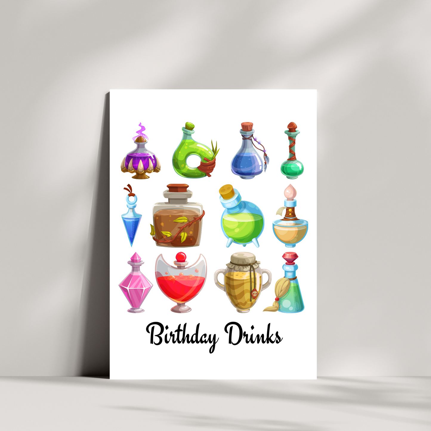 Potion birthday drinks