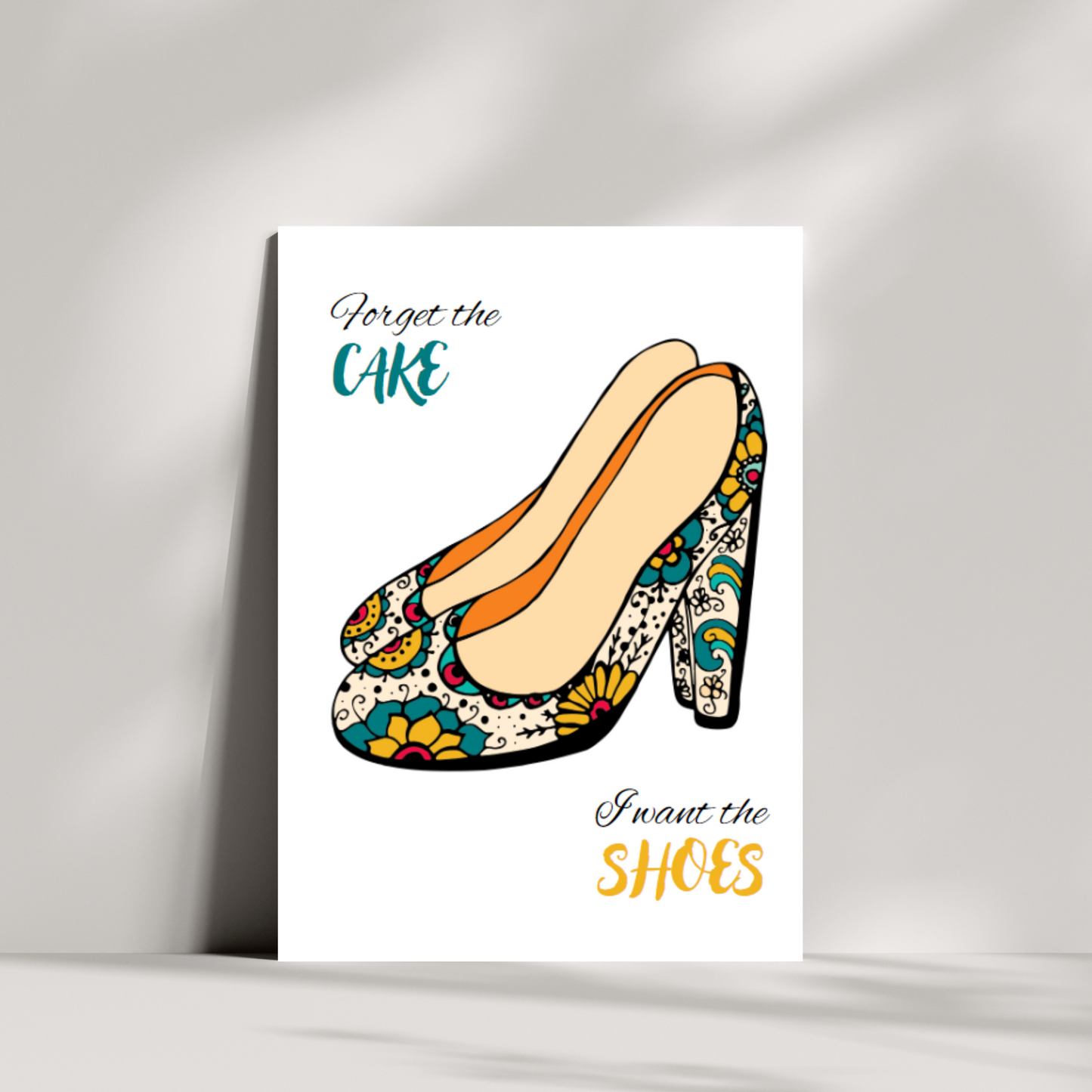 Forget the cake.....I want shoes