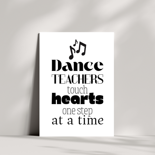 Dance teachers touch hearts