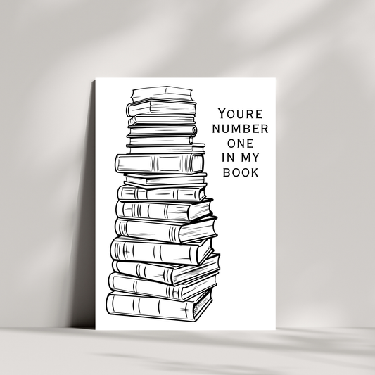 You're number one in my book