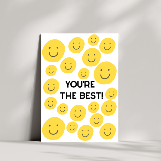 You’re the Best – Appreciation Greeting Card