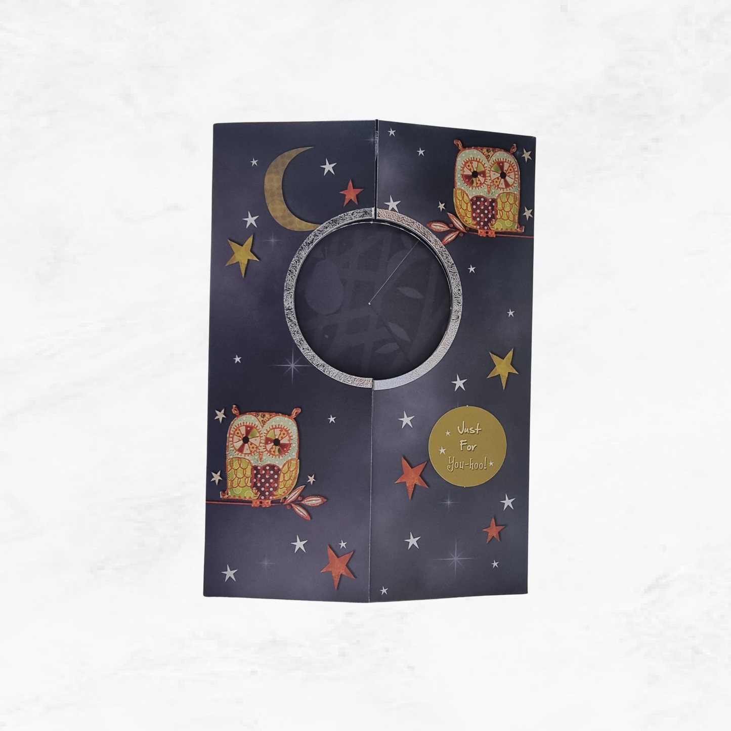 Just for You-Hoo! - Owl peek a boo card