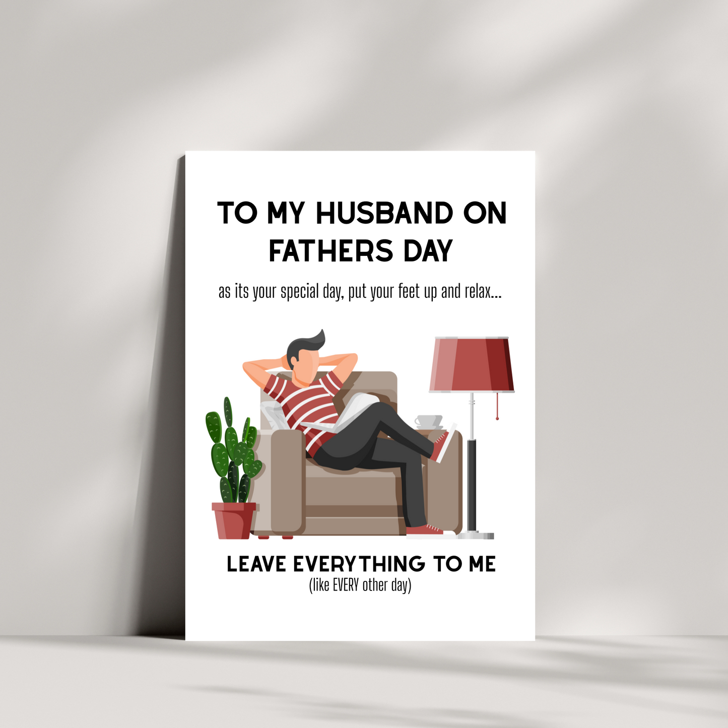 To My Husband on Fathers Day