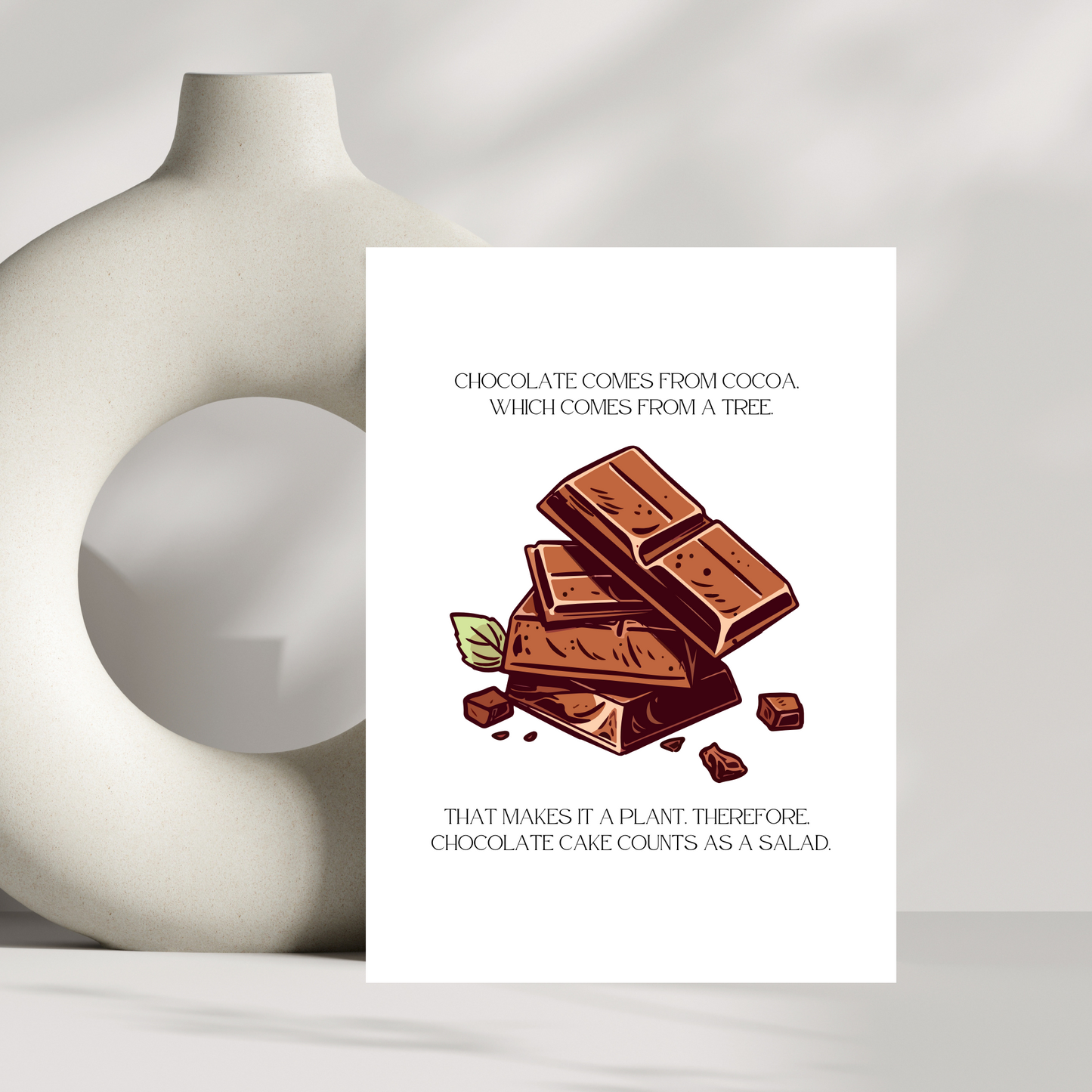 Chocolate cake counts
