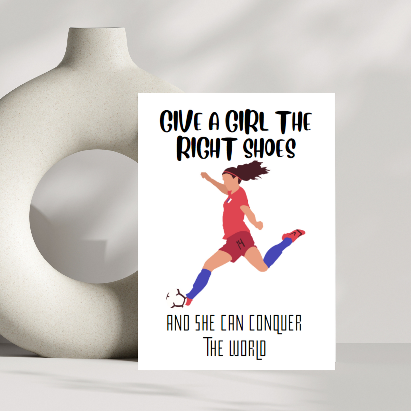 Give a girl the right shoes - Football/Footballer