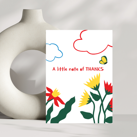 A little note of thanks