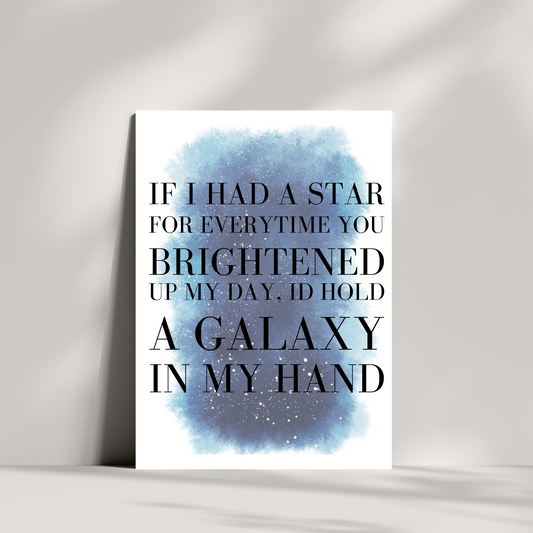 If I had a star