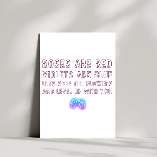 Roses are red, Violets are blue, lets skip the flowers