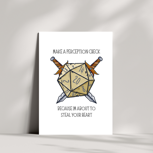 Make a perception check