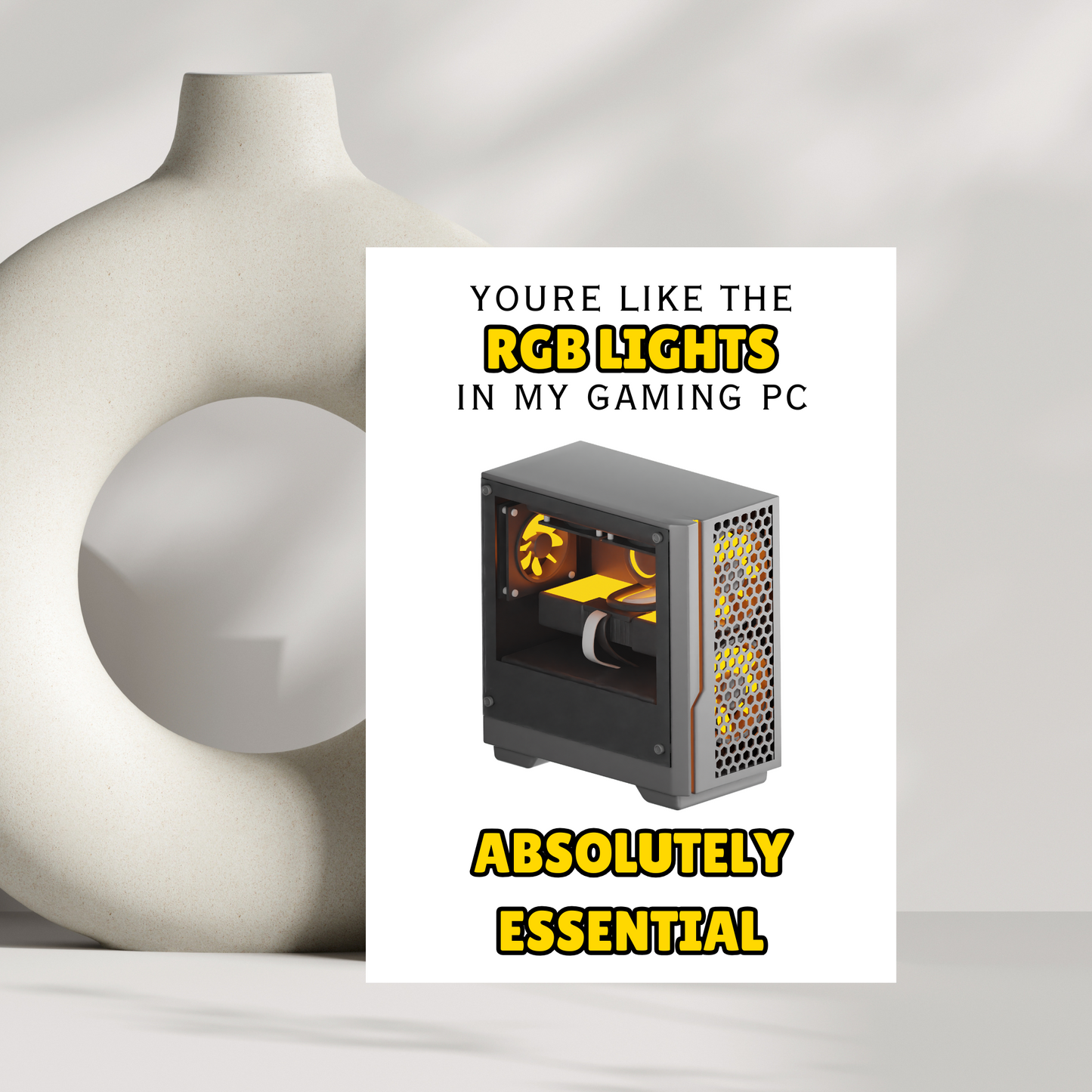 You're like the RGB lights